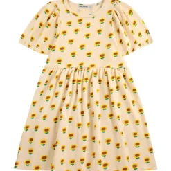 Sunflower All Over Klänning Offwhite>Bobo Choses Outlet