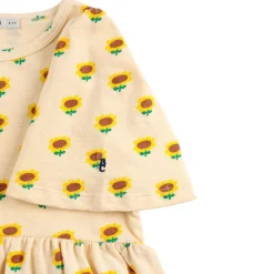 Sunflower All Over Klänning Offwhite>Bobo Choses Outlet