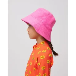 Sunflower All Over Vändbar Hatt Fuchsia>Bobo Choses