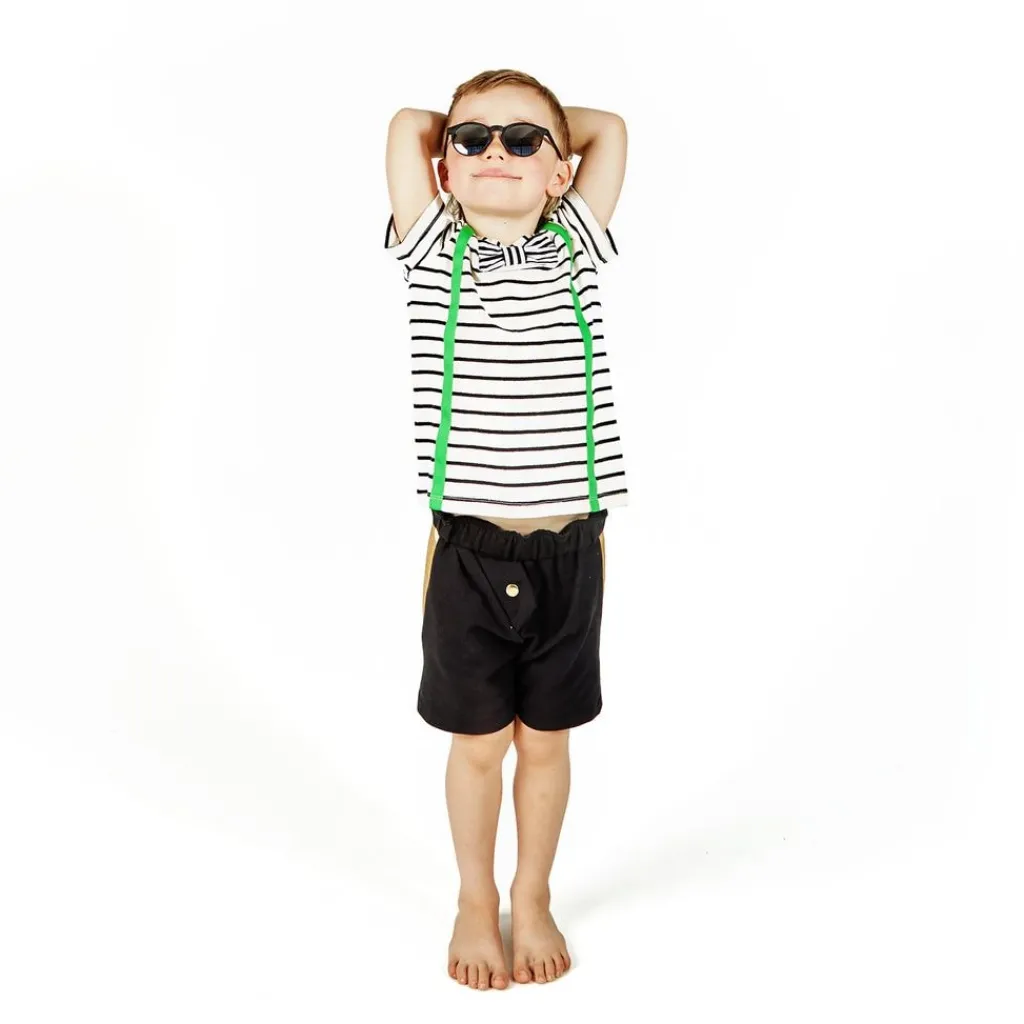 Sunnyboy Mjukis Shorts Svart/Guld>BANG BANG Copenhagen Sale