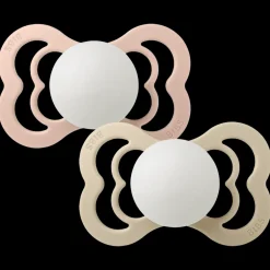 Supreme Glow 2-pack Symmetriska Silikonnappar Blush Vanilla>BIBS Online