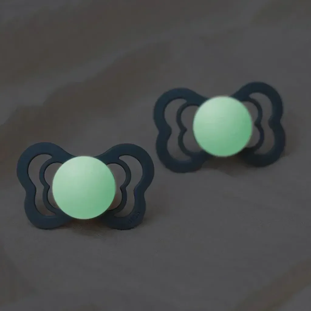 Supreme Glow 2-pack Symmetriska Silikonnappar Blush Vanilla>BIBS Online