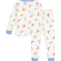 Surfer Pyjamas I Bomull Marshmallow Multicolor><noscript><img width=