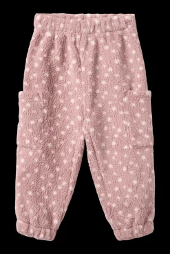 Suun Fleecebyxor Rosewood Dots>Wheat Sale