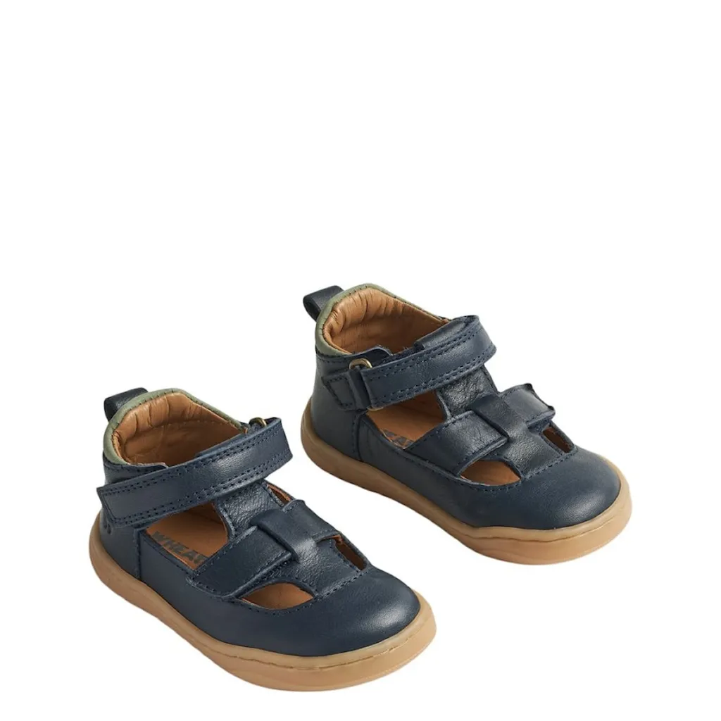 Sven Pre-Walker Skor Navy>Wheat Clearance