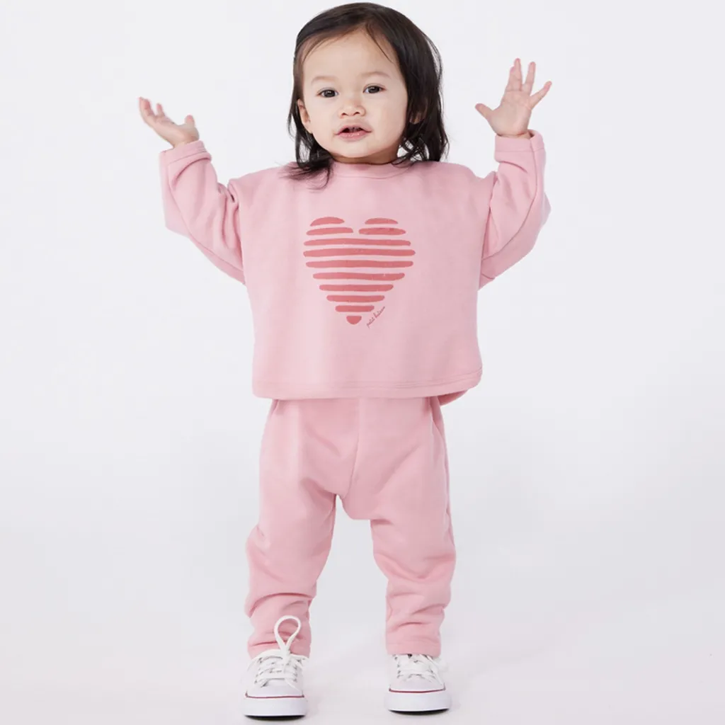 Sweatshirt Charme Pink>Petit Bateau