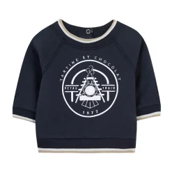 Sweatshirt Marin Blanchit>Tartine et Chocolat Outlet