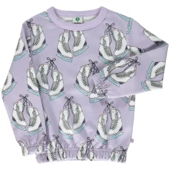 Sweatshirt Orchid Petal med skridskor>Småfolk Sale