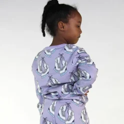 Sweatshirt Orchid Petal med skridskor><noscript><img width=
