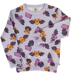 Sweatshirt with bats Orchid Petal>Småfolk Clearance