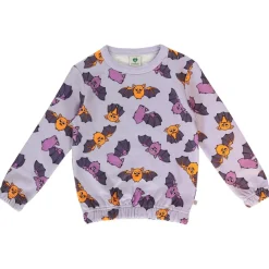 Sweatshirt with bats Orchid Petal>Småfolk Clearance