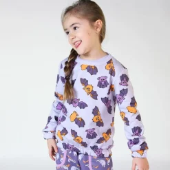 Sweatshirt with bats Orchid Petal><noscript><img width=