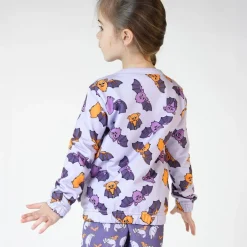 Sweatshirt with bats Orchid Petal><noscript><img width=