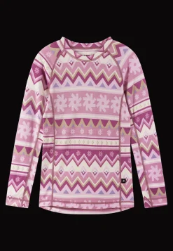 Taitoa Underställsset I Ull Grey Pink>Reima Hot