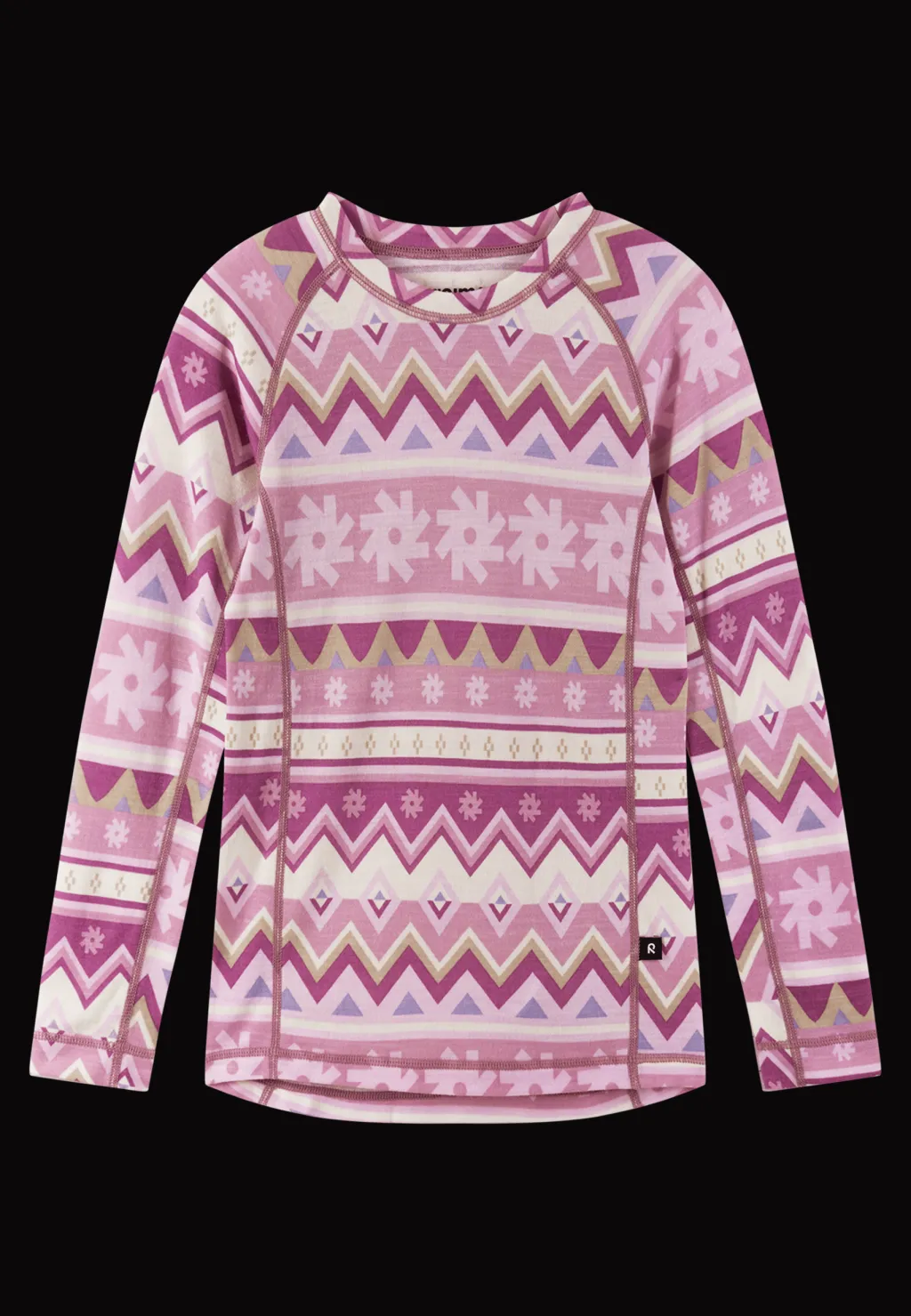 Taitoa Underställsset I Ull Grey Pink>Reima Hot