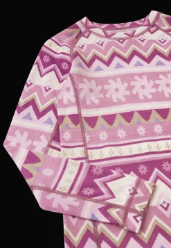 Taitoa Underställsset I Ull Grey Pink><noscript><img width=