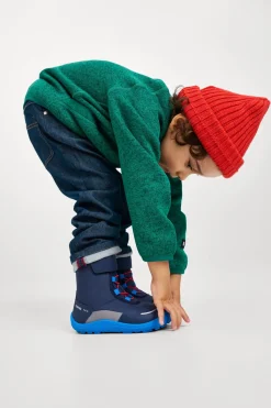 Talvella Kids tec Barfota Vinterkängor Navy>Reima Best