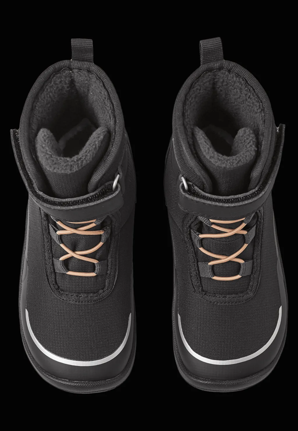 Talvella Kids tec Barfota Vinterkängor Black>Reima New