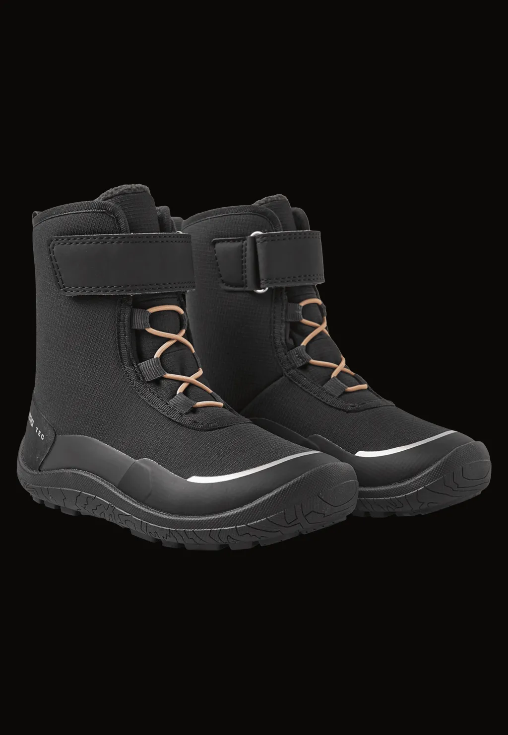 Talvella Kids tec Barfota Vinterkängor Black>Reima New