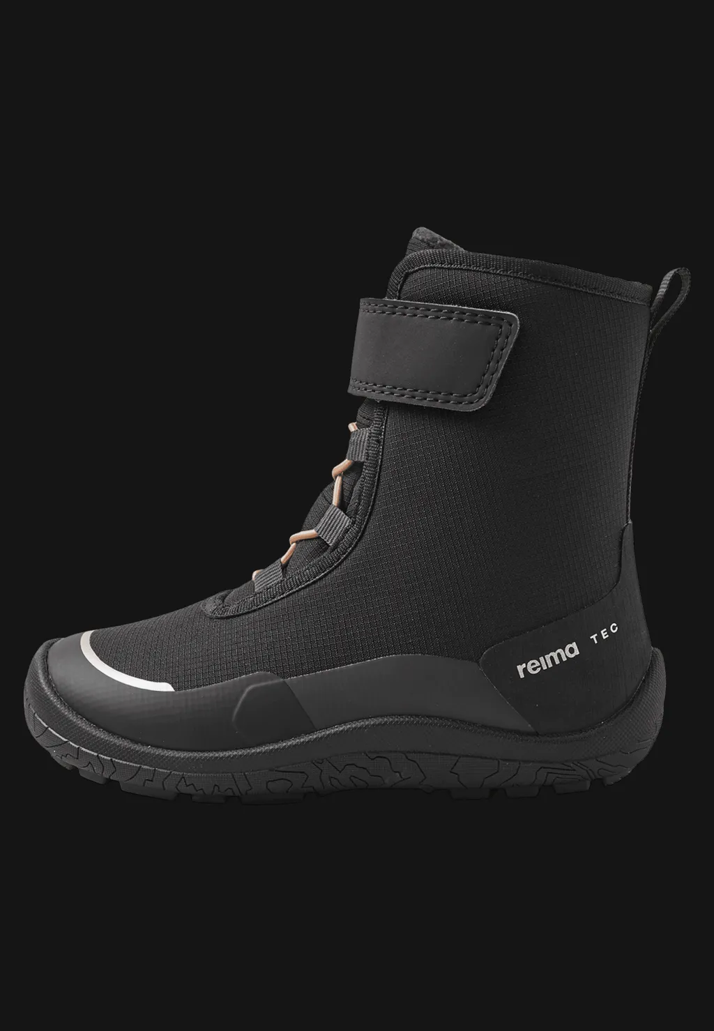 Talvella Kids tec Barfota Vinterkängor Black>Reima New