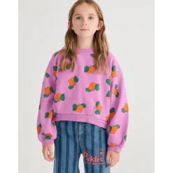 Tangerine All Over Croppad Sweatshirt Purple><noscript><img width=