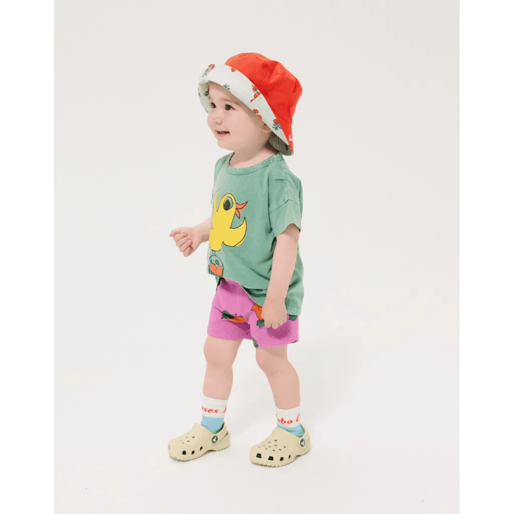 Tangerine All Over Shorts Fuchsia>Bobo Choses