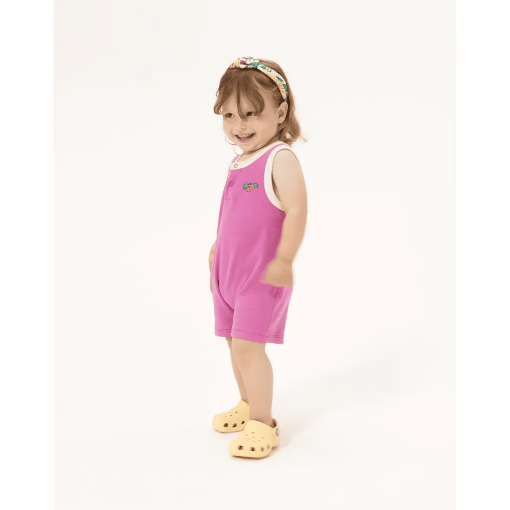 Tangerine Playsuit Fuchsia>Bobo Choses Clearance