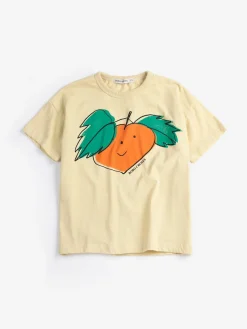 Tangerine T-shirt Yellow>Bobo Choses Sale