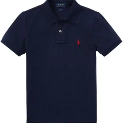 The Iconic Pikétröja I Mesh Refined Navy>Ralph Lauren Outlet