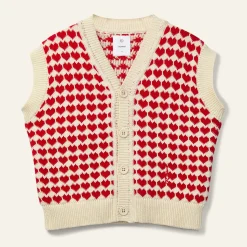 The Lovers Väst Red Mini Heart>Wynken Online