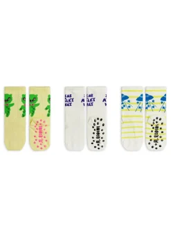 The Milky Way 3‑pack Strumpor Med Halkskydd Multi>Mini Rodini
