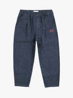 Tic Tac Toe Byxor I Denim Navy Blue>Bobo Choses