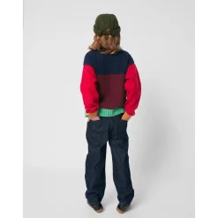 Tic Tac Toe Byxor I Denim Navy Blue><noscript><img width=