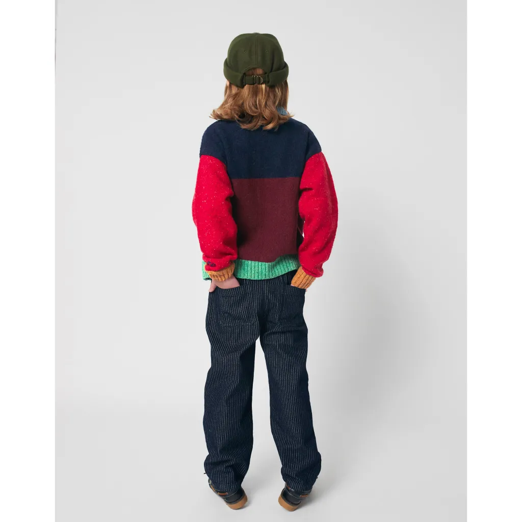 Tic Tac Toe Byxor I Denim Navy Blue>Bobo Choses
