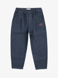Tic Tac Toe Byxor I Denim Navy Blue><noscript><img width=