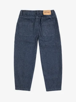 Tic Tac Toe Byxor I Denim Navy Blue><noscript><img width=