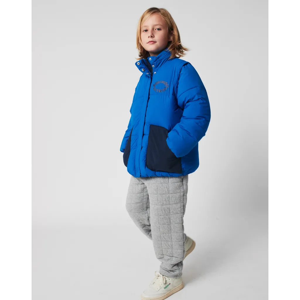 Tic Tac Toe Vadderad Jacka Blue>Bobo Choses Discount