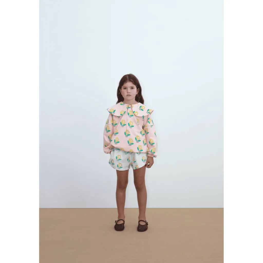 Tiny Flower Sweatshirt Wild Rose>Tinycottons Hot