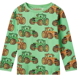 Tractors Långärmad T-shirt Minty Green Tea>Småfolk