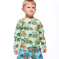Tractors Långärmad T-shirt Minty Green Tea><noscript><img width=
