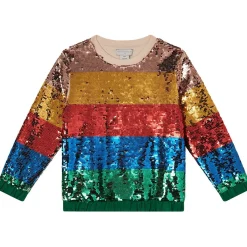 Tröja Med Paljetter Flerfärgad>Stella McCartney Kids Clearance