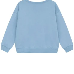 Tröja Med Tryck Blå>Petit Bateau Clearance