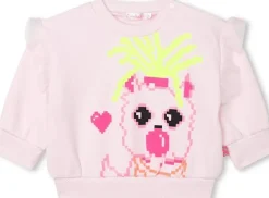 Tröja Med Tryck Ljusrosa>Billieblush Best