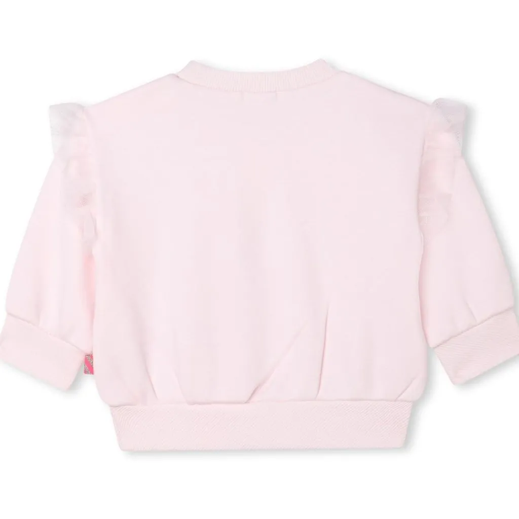 Tröja Med Tryck Ljusrosa>Billieblush Best