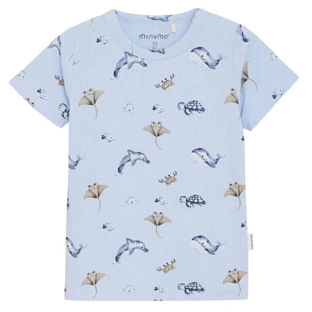 T-shirt Aop Skyway>Minymo Outlet