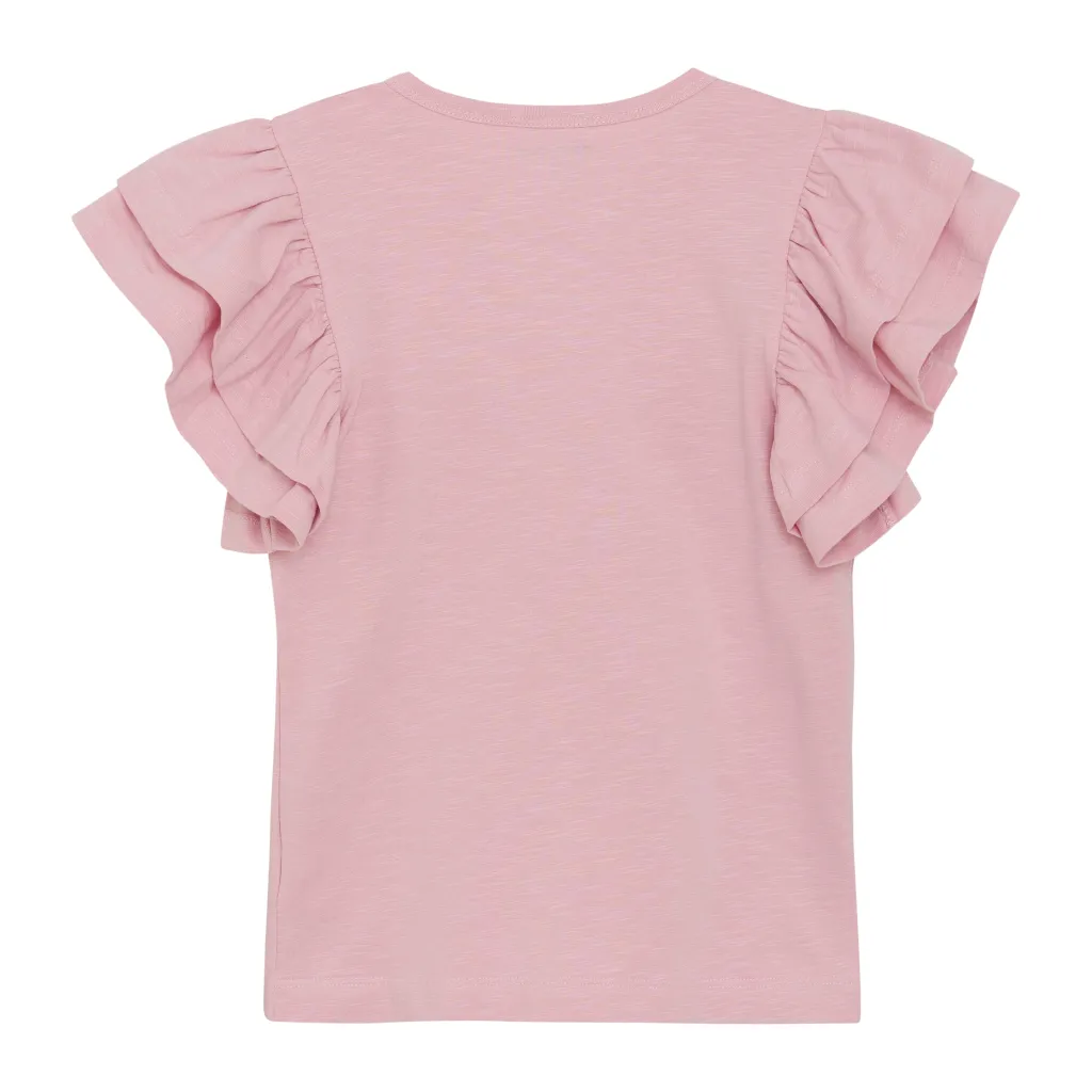 T-shirt Bleached Mauve>Minymo Sale