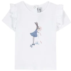 T-shirt Flickor White>Tartine et Chocolat Hot