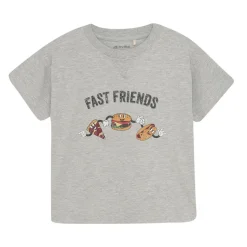 T-shirt Grey Melange>Minymo Outlet