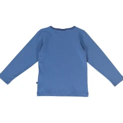 T-shirt i Federal Blue med vinterlandskapsdesign><noscript><img width=
