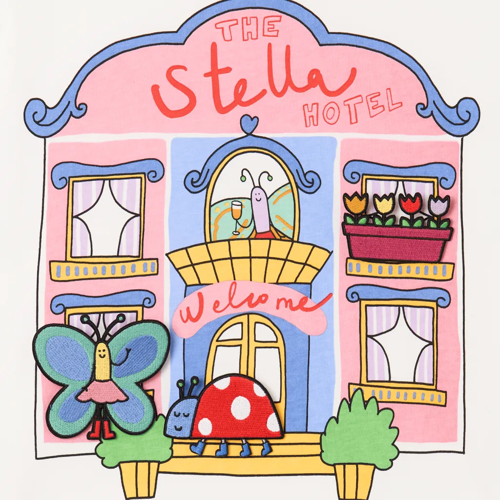 T-shirt Ivory>Stella McCartney Kids Outlet